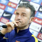 El entrenador del FC Barcelona, Luis Enrique Martínez