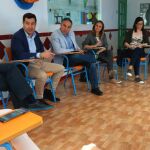 El presidente del PP-A se reunió ayer en Málaga con representantes de las escuelas infantiles