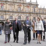 El ministro de Energía, Turismo, Álvaro Nadal, visita Salamanca junto a la delegada del Gobierno, María José Salgueiro, y el pesidente de la Diputación provincial, Francisco Javier Iglesias, entre otros.