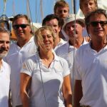 Felipe VI, aclamado en Menorca con gritos de «¡Viva España!» y «¡Viva el Rey!»