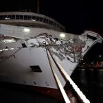 La rotura de las tuberías de abastecimiento de combustible a buques que se produjo anoche en el puerto de Las Palmas