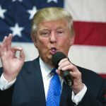 Donald Trump durante un acto de campaña el pasado día 7