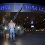 Imagen de archivo de la noche del golpe de Estado, el pasado 16 de julio