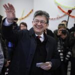 El líder de la izquierda radical francesa, Jean-Luc Mélenchon
