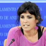 La secretaria general de Podemos en Andalucía, Teresa Rodríguez