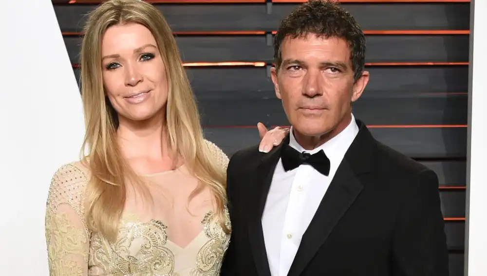 Antonio Banderas y Nicole Kimpel.