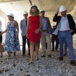 La consejera de Familia e Igualdad de Oportunidades, Alicia García, visita las obras de ampliación del «Centro de atención integral a demencias» de Ávila