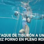 Un tiburón ataca a una actriz porno en pleno rodaje