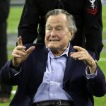 Imagen de George Bush en la Super Bowl celebrada el pasado 5 de febrero