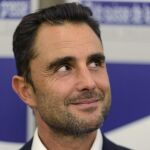 Herve Falciani, exempleado del banco HSBC, da una rueda de prensa en Divonne (Francia), cerca de la frontera con Suiza, el pasado 28 de octubre.