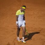 Rafa Nadal, durante el partido ante Thiem