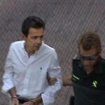 Alberto Portuondo a su llegada detenido a los Juzgados de Plaza de Castilla en Madrid