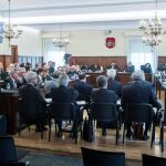 Vista de la sala del juicio de la rama pol&iacute;tica del &ldquo;caso ERE&rdquo; 