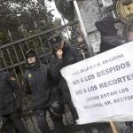 Desde los primeros incidentes se ha incrementado la presencia policial en las concentraciones
