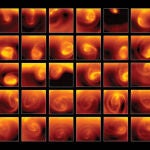 Distintas imágenes de Venus captadas por la Venus Express