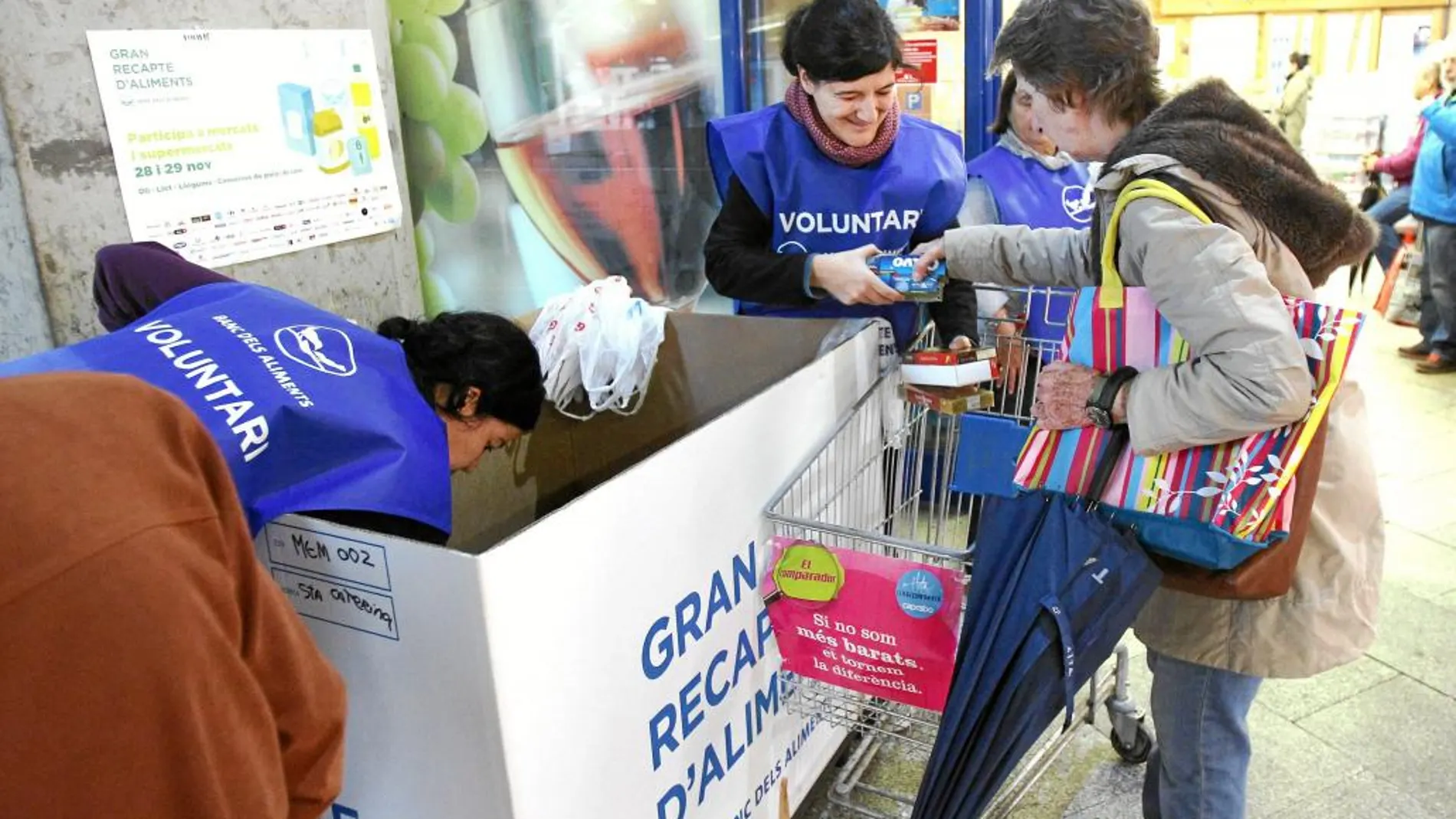 La nueva campaña del «Gran Recapte» arrancará con el lema «El hambre no hace vacaciones»