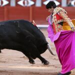 Un momento de la faena de Adame