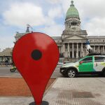 El coche de Google en Buenos Aires, en una imagen de archivo