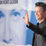 Alejandro Sanz, ayer en el Estadio Vicente Calderón, donde celebrará «Más es más»
