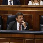 El ministro de Justicia, Rafael Catalá, durante el debate en pleno del Congreso de los Diputados.
