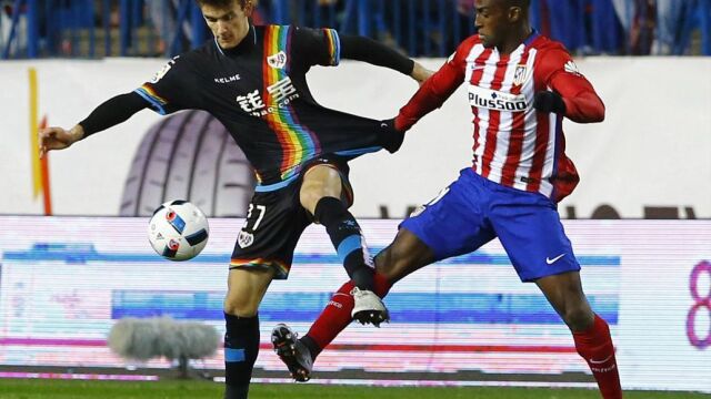 Jackson Martínez con el Atlético de Madrid.