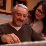 Auxi con su padre Gabriel