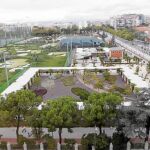 Las instalaciones para practicar golf en los terrenos del Canal en Chamberí comenzaron a construirse en 2006