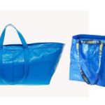 Bolsa de Balenciaga (izda) y la Bolsa Frakta de Ikea (dcha)