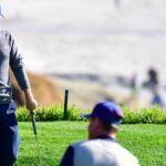 Jordan Spieth, en el tercer día en Pebble Beach