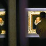 Retrato de Miguel de Cervantes expuesto en la Biblioteca Nacional de Madrid con motivo de la exposición «De la vida al mito»