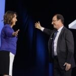 Hollande y Royal, unidos por la campaña