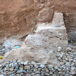 Labores de limpieza en el yacimiento de Marruecos.