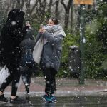 Nieve en Madrid