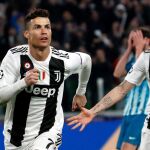 Ronaldo celebra uno de sus goles ante el Atlético de Madrid