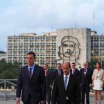 El presidente del Gobierno, Pedro Sánchez, y su homólogo cubano, Miguel Díaz-Canel