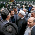 Mano tendida. Rohani quiso aplacar los temores de sus vecinos ante el ascenso iraní