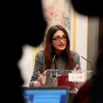 La candidata de Izquierda Unidad para la Comunidad de Madrid, Sol Sanchez
