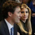 Ivanka junto a Trudeau