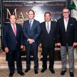 Curro Romero, José Enrique Moreno, Antonio Pulido y Carlos Herrera / Foto: Toromedia