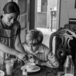 Yalitsa Aparicio, en una escena de “Roma”