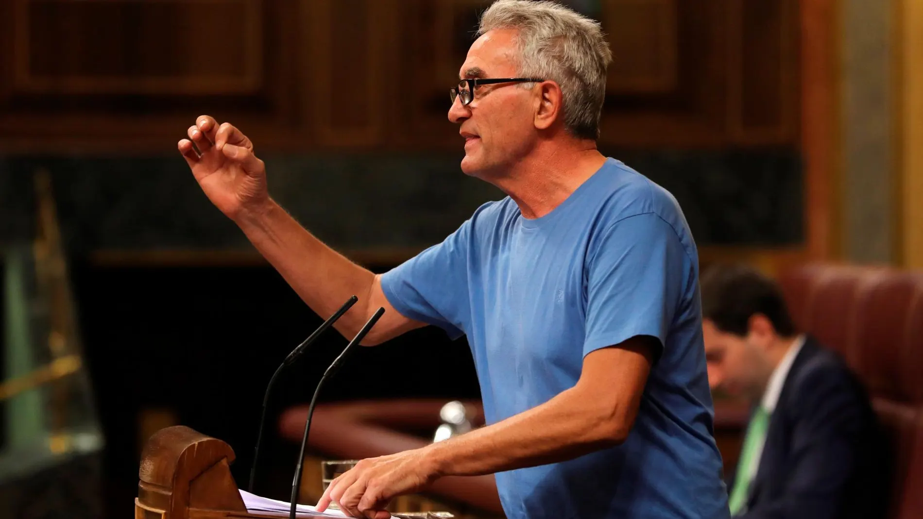 El diputado de Podemos por Jaén, Diego Cañamero