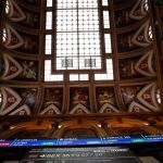 Paneles de la Bolsa de Madrid, esta semana