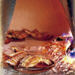 Lechazo de churra asado
