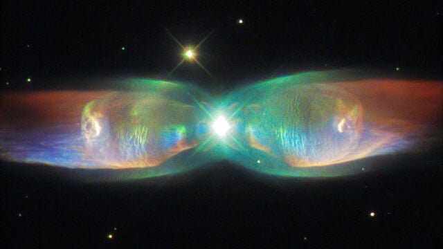Una mariposa en el espacio
