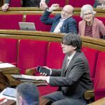 Carles Puigdemont iniciará su ronda de contactos con la líder de la oposición, Inés Arrimadas
