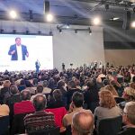 Junqueras lanzó ayer en el Centro de Convenciones Internacional de Barcelona (CCIB) una larga precampaña con el acto «Ganemos la República»