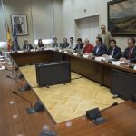 Reunión del secretario de estado de Fomento con representantes de las emprersas VTC el pasado mes de julio. © Luis Díaz