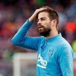 Pique, antes de un partido