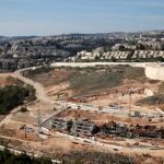 Imagen de archivo de la construcción de viviendas en Ramot