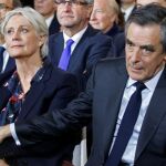 Penelope Fillon y su esposoFrançois Fillon